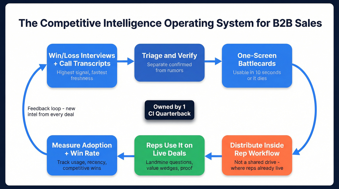 CI operating system loop from intel to action