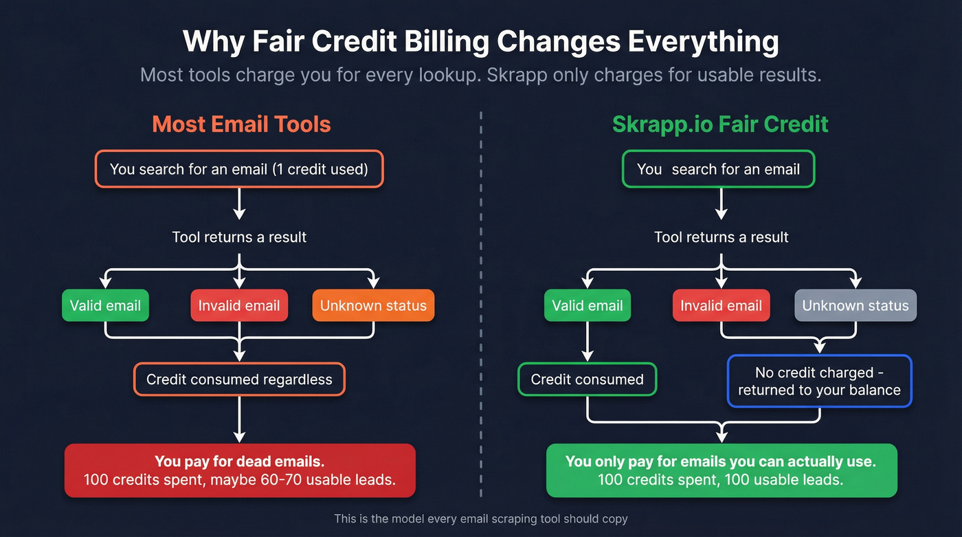 How fair credit policies work compared to standard billing