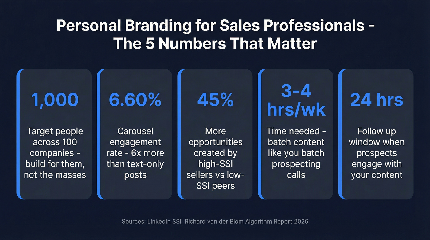 Five key personal branding stats for sales professionals