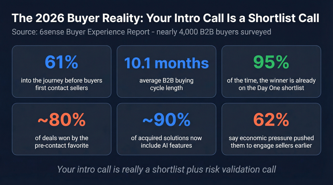 Key 2026 buyer statistics from 6sense research