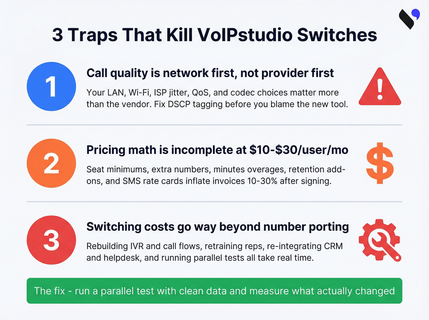 Three hidden traps when switching from VoIPstudio